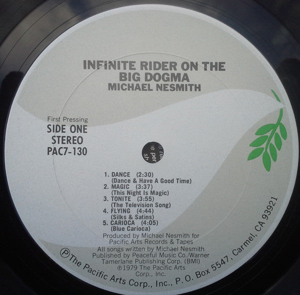 Infinite Rider On The Big Dogma - Nesmith, Michael