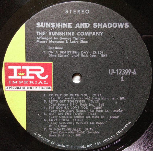 Sunshine & Shadows - Sunshine Company