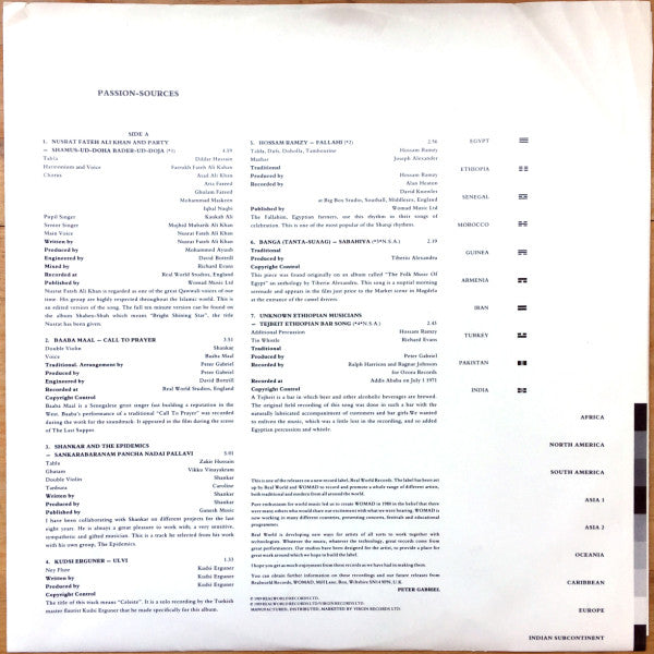 Passion - Sources - Various