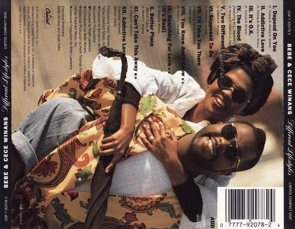 Different Lifestyles - Winans, Bebe & Cece
