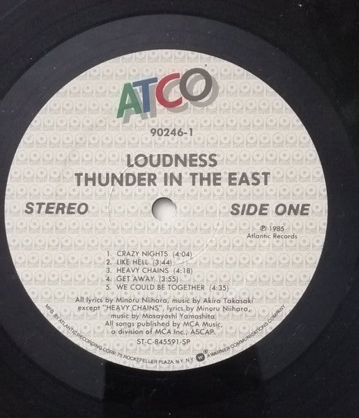 Thunder In The East - Loudness