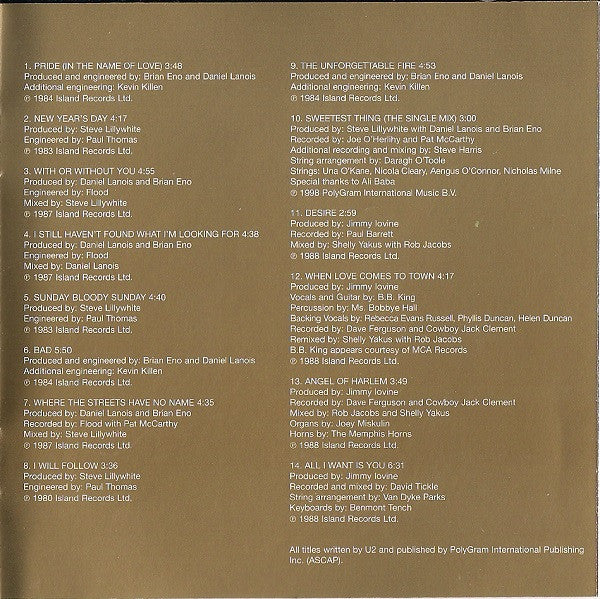 The Best Of 1980-1990 - U2