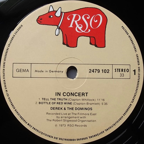 Featuring Eric Clapton In Concert - Derek & The Dominos
