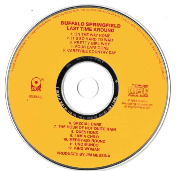Last Time Around - Buffalo Springfield [CD]