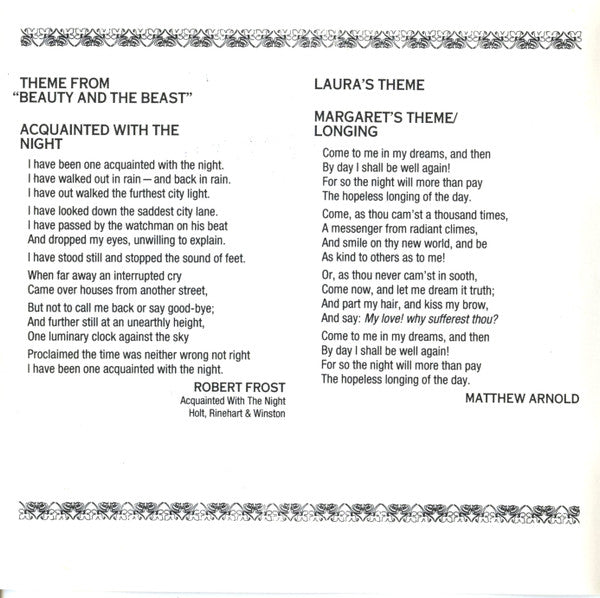 Beauty And The Beast: "Of Love And Hope" (Music An - Holdridge, Lee