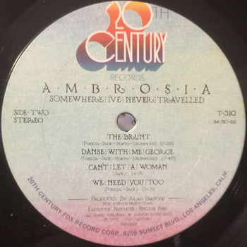 Somewhere I've Never Travelled - Ambrosia
