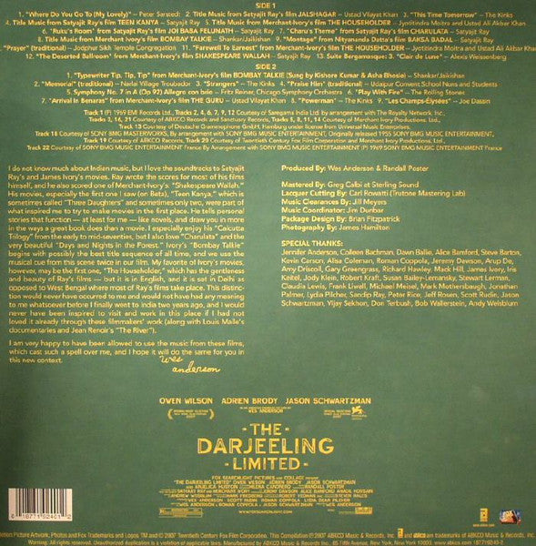 The Darjeeling Limited (Original Soundtrack) - Various