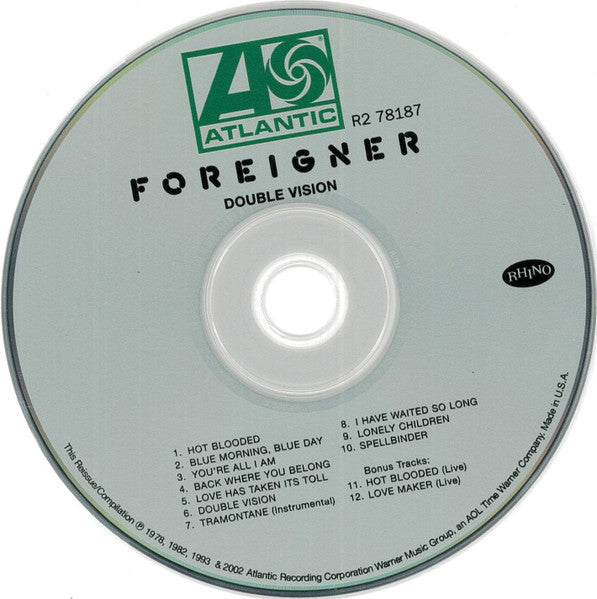 Double Vision - Foreigner