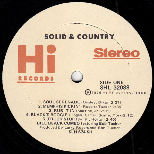 Solid & Country - Black, Bill's Combo