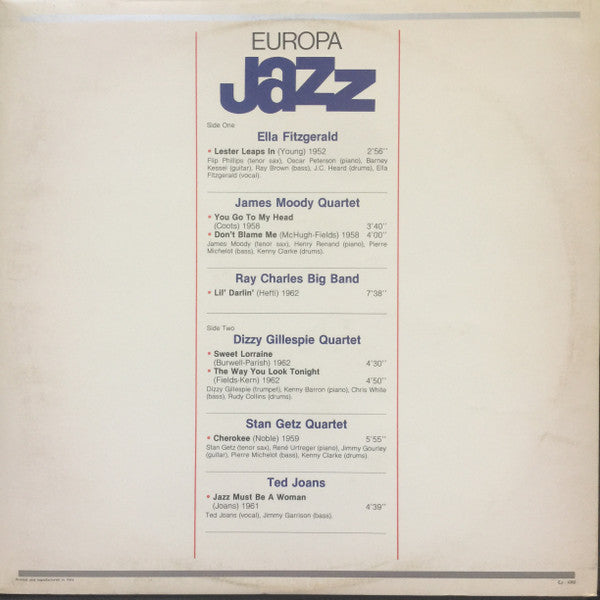 Europa Jazz - Ella Fitzgerald