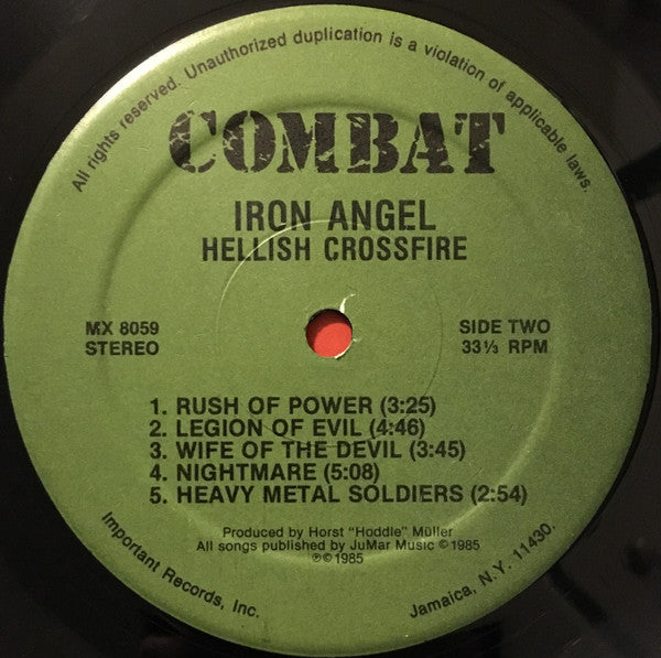 Hellish Crossfire - Iron Angel