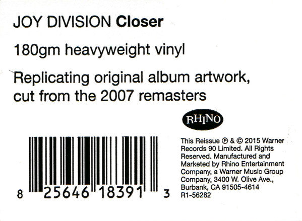 Closer - Joy Division