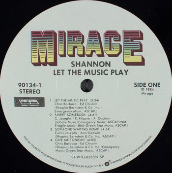 Let The Music Play - Shannon