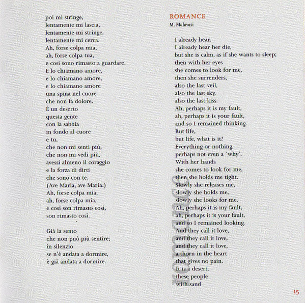 Romanza - Bocelli, Andrea