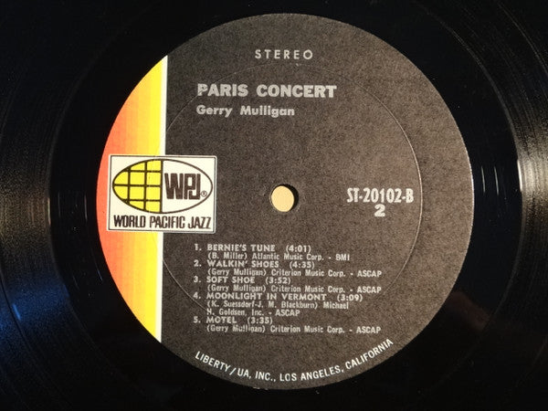 Paris Concert - Mulligan, Gerry