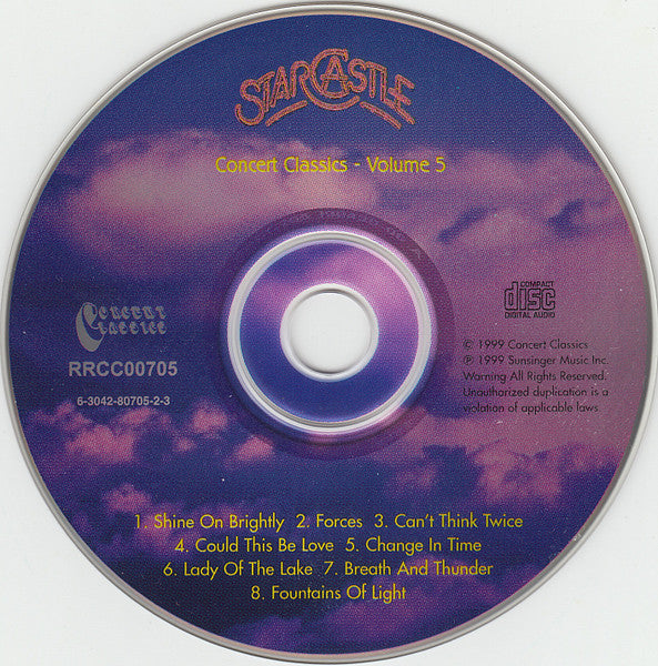 Vol. 5-Concert Classics - Starcastle