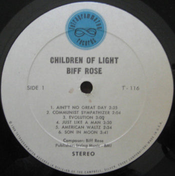 Children Of Light - Rose, Biff
