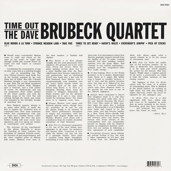 Time Out - Brubeck, Dave Quartet
