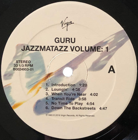 Jazzmatazz Volume 1 [LP] - Guru