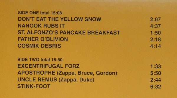 Apostrophe - Zappa, Frank
