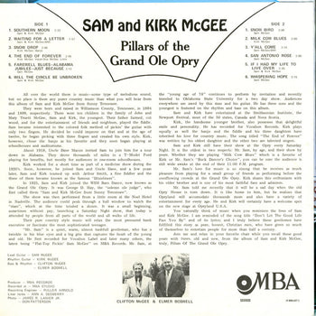 Pillars Of The Grand Ole Opry - McGee, Sam & Kirk