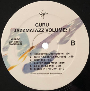 Jazzmatazz Volume 1 [LP] - Guru