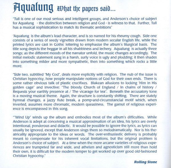 Aqualung - Jethro Tull