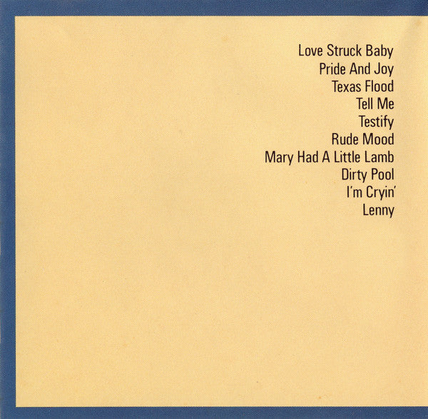 Texas Flood - Vaughan, Stevie Ray