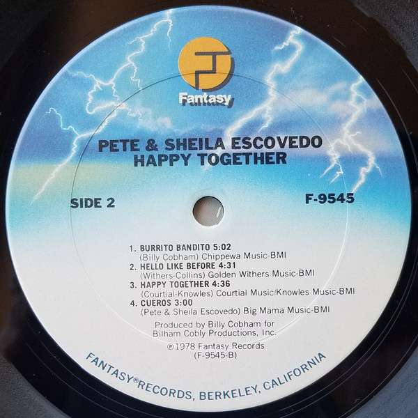 Happy Together - Escovedo, Pete & Sheila