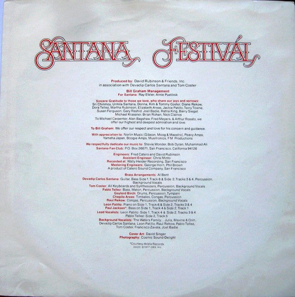 Festival - Santana
