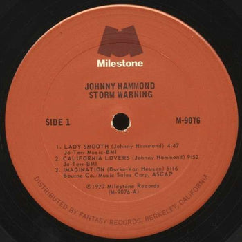 Storm Warning - Hammond, Johnny