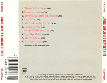 Greatest Hits - Joplin, Janis