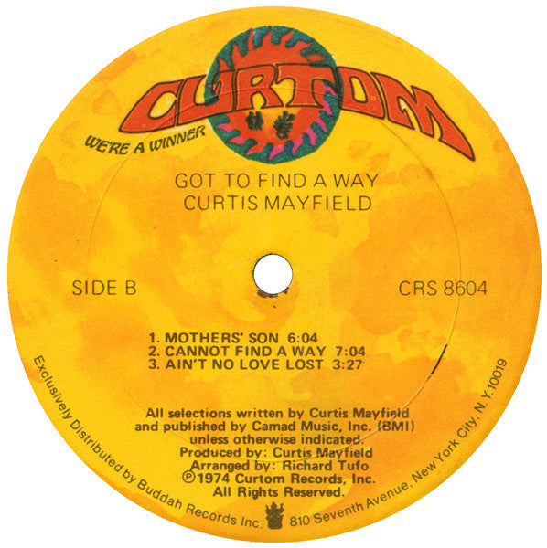 Got To Find A Way - Mayfield, Curtis