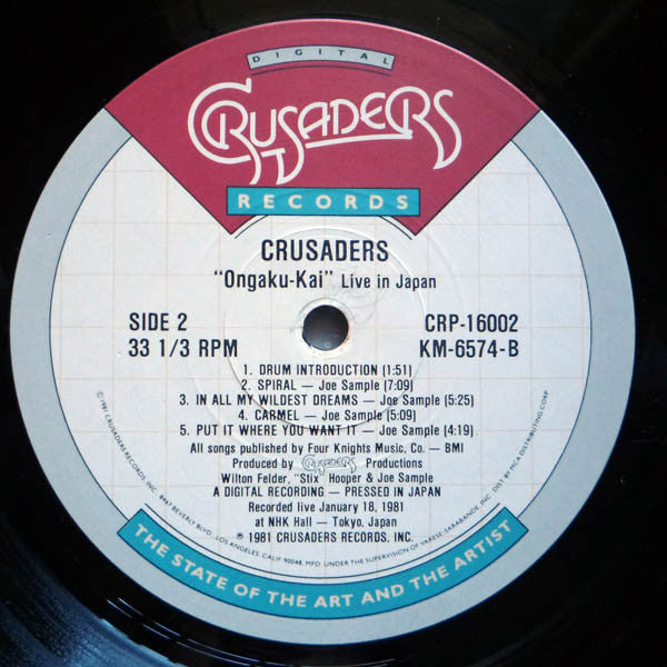 Live In Japan - Crusaders