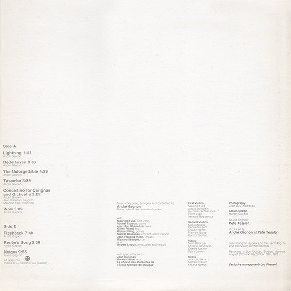Neiges - Gagnon, André