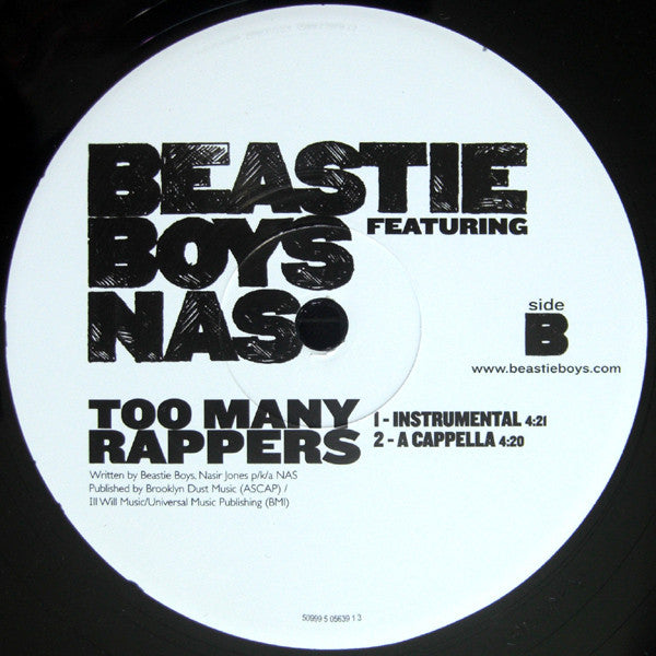 Too Many Rappers - Beastie Boys Ft. Nas