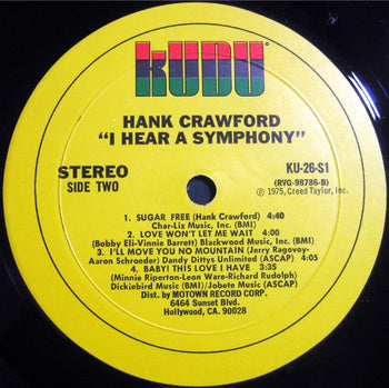I Hear A Symphony - Crawford, Hank