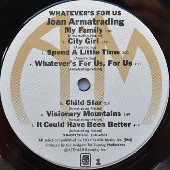 Whatever's For Us - Armatrading, Joan