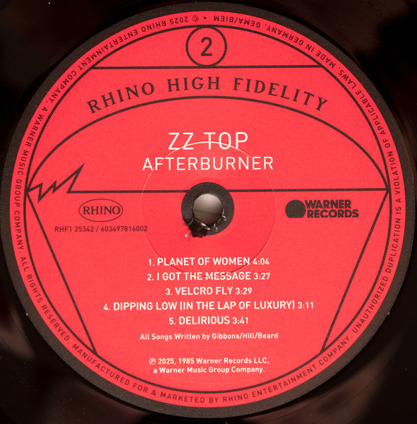 Afterburner - ZZ Top