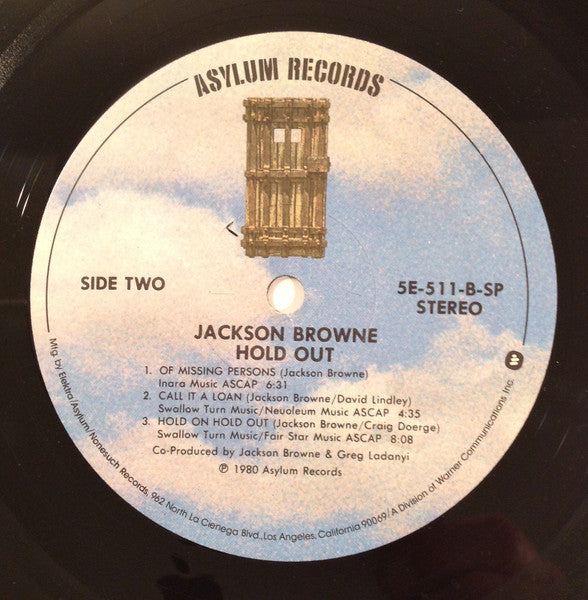 Hold Out - Browne, Jackson