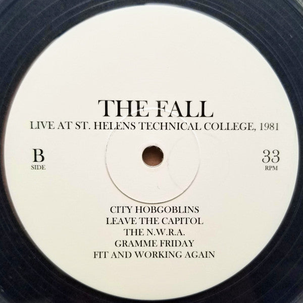 Live At St. Helens Technical College 1981 - Fall, The