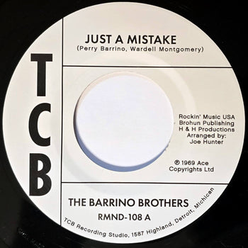 Just A Mistake / I'll Take My Flowers Right Now - Barrino Brothers
