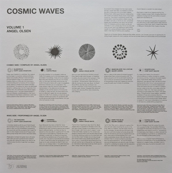 Cosmic Waves Volume 1 - Various (Angel Olsen Presents)
