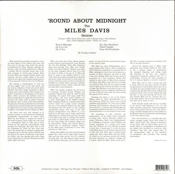 Round About Midnight - Davis, Miles
