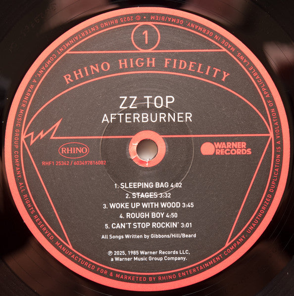 Afterburner - ZZ Top
