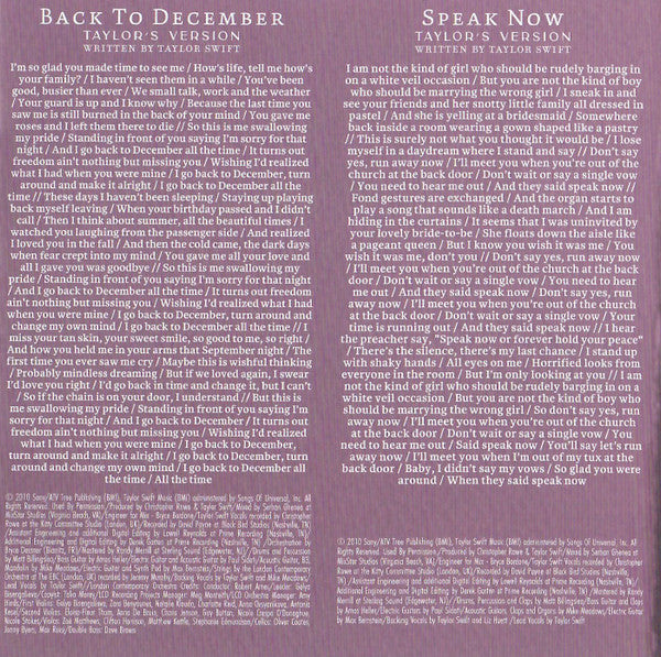 Speak Now (Taylor's Version) - Swift, Taylor