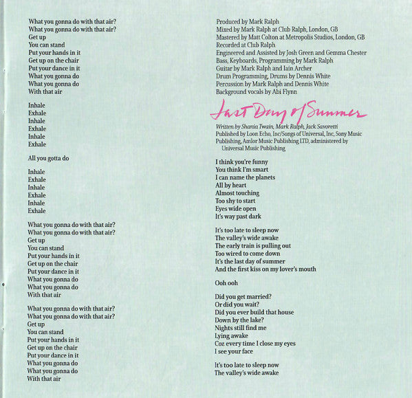Queen Of Me - Twain, Shania