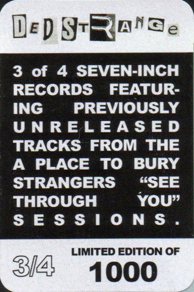 Don't Turn The Radio / This Is All For You - Place to Bury Strangers