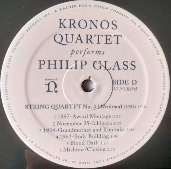 Kronos Quartet Performs Philip Glass - Kronos Quartet