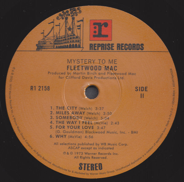1973 To 1974 - Fleetwood Mac